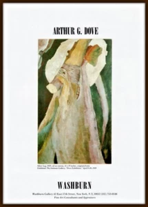 1986 C AD WASHBURN GALLERY ARTHUR DOVE SILVER LOG ART - Picture 1 of 1