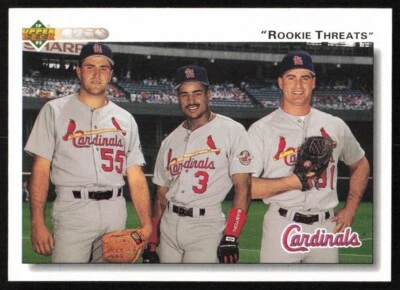 1992 Upper Deck #702 Mark Clark/Brian Jordan/Donovan Osborne St. Louis Cardinals - Image 1 of 2