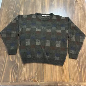 🧶 Vintage Pronto Uomo Sweater Mens XL Crewneck Italian Knit Classic Cozy - Picture 1 of 5