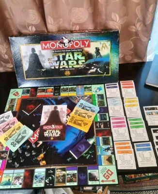 STAR WARS MONOPOLY Vintage 1997 - Classic Trilogy Edition - Complete  - Image 1 of 4