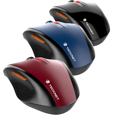 Full Comfortable Wireless Mouse for Windows 10/8/7/Vista Notebook Laptop Desktop - Image 1 of 4