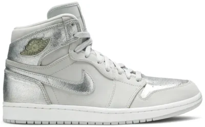 Air Jordan 1 Retro Alto Alto Plateado 25 Aniversario 396009-001 Hombre Talla 9.5 Nuevo Foto 1 de 4