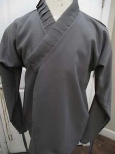 Jedi, Sith Tunic Undershirt with vertical tucks on collar, wrist ties or elastic - Picture 1 of 9