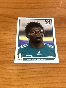 2010 Panini World Cup Sticker - Obafemi Martins Nigeria Unnumbered Black - Picture 1 of 1