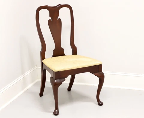 HICKORY CHAIR Mahogany Queen Anne Dining Side Chair Cover