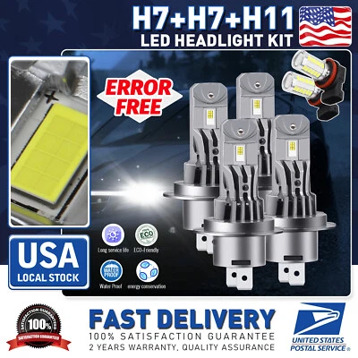 Faro antiniebla LED sin error para Mercedes-Benz Sprinter 2500 3500 10-18 Foto 1 de 4