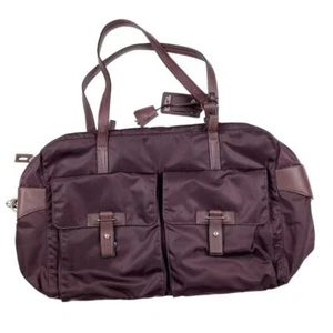 Tumi Nylon/Leather Travel Bag Overnight - Picture 1 of 13