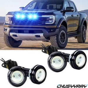4x Blue LED Boat Light Waterproof 12v Deck Storage Kayak Bow Trailer Bass Aqua - Picture 1 of 13