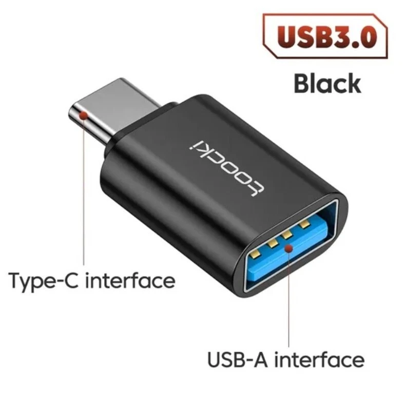 USB C auf USB A Adapter 3.0 OTG USB-Stick Samsung Xiaomi MacBook Buchse - Bild 1 von 1