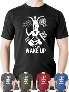 Wake Up T-shirt WEF Sovereignty Government Freedom Conspiracy Theorist 2030 UN