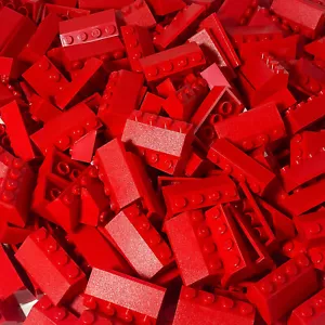 LEGO Tetto Rosso 2x4 Tetto Casa 45° - Varie Quantità - Red Slope 3037 - Foto 1 di 1