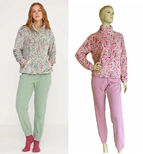 Pigiama Donna Tuta Sofficissimo Caldo Coral Verde Rosa Tg XS S M L XL Noidinotte - Bild 1 von 15