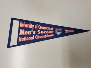 UConn 2000 Men's Soccer National Champions Mini Pennant (10" x 4") - Picture 1 of 2