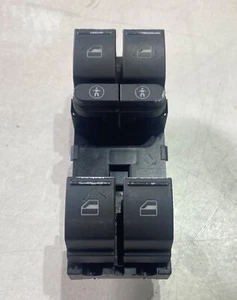 VOLKSWAGEN TOUAREG 2006 DRIVER FRONT 4 WAY WINDOW SWITCH AUTO FUNCTION 7L6959857 - Picture 1 of 6