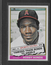 1976 TOPPS # 380T BOBBY BONDS  NICE CARD