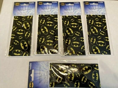 Bondex Batman No Sew Iron On Patches Set of 5 Design Crafts Repair Clothes - Image 1 of 4