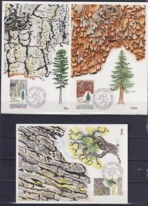 Liechtenstein 1986 Trees Maximum Card - Picture 1 of 1