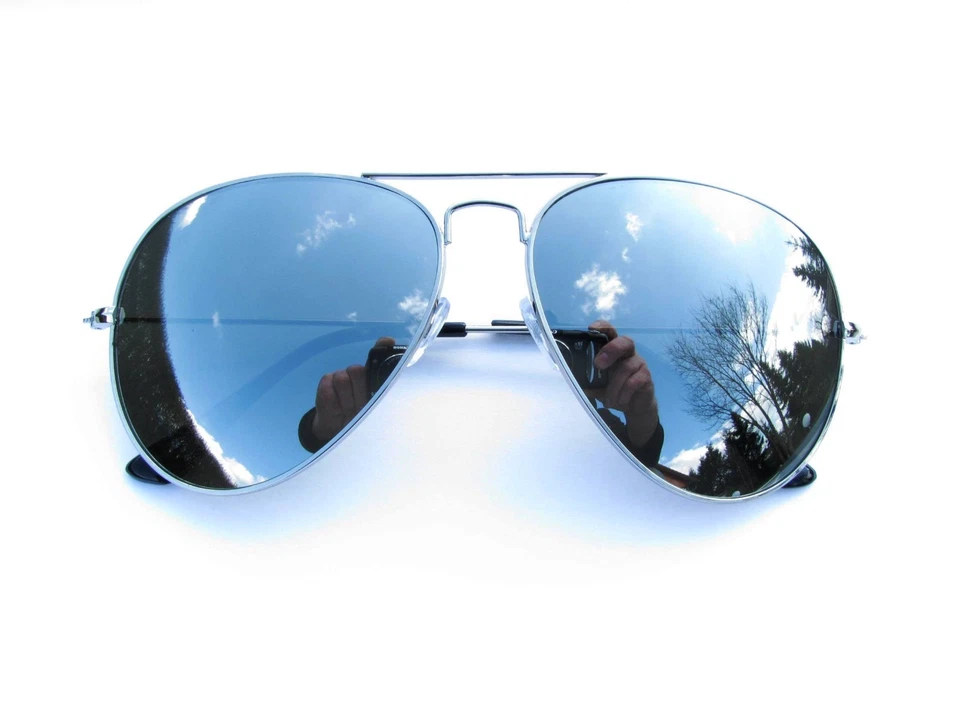 Alpland Pilotenbrille Sonnenbrille 80er " TOP GUN " SIZE XXL GLÄSER VERSPIEGELT