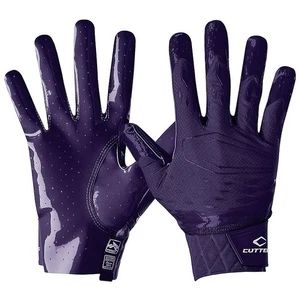 Cutters Rev Pro 5.0 Receiver Gloves Extreme Grip, ADULT X-LARGE (Solid Purple) - Picture 1 of 4
