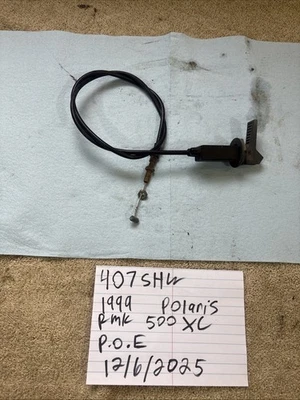 1999 Polaris RMK 500 XC choke cable lever 407 - Image 1 of 4