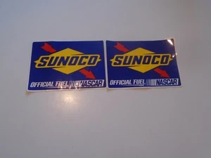 2 SUNOCO OFFICIAL FUEL OF NASCAR Racing Decal Stickers 6.5” X 4.75” - Picture 1 of 4