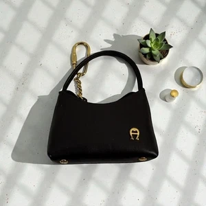 Vintage 80s 90s ETIENNE AIGNER Handbag Keychain Bag Charm - Fob Keychain Bag - Picture 1 of 12