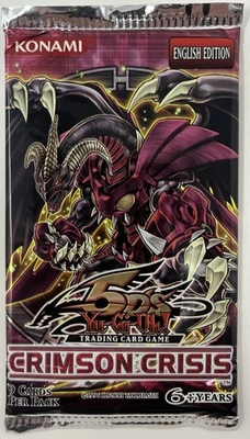 Yugioh Crimson Crisis Unlimited Booster Pack - Image 1 of 2