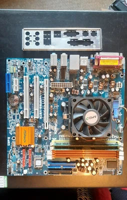 (RefM2) ALiveNF6G-VSTA  ATX PC Motherboard AMD Sempron 3200+ 1808Mhz with Shield - Image 1 of 4