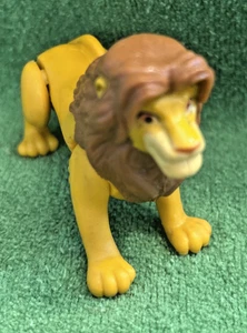 Vintage Disney Der König der Löwen Mufasa Spielzeug Figur mit beweglichen Beinen Der König der Löwen - Bild 1 von 7