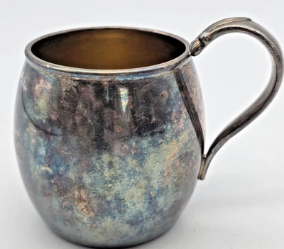 Flair 1847 Rogers Bros. Silver plated fancy baby cup | Needs cleaning - Image 1 of 4
