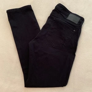 Mavi Jake Slim Leg Black Jeans Men's Size 34 x 32 Stretch - Picture 1 of 14