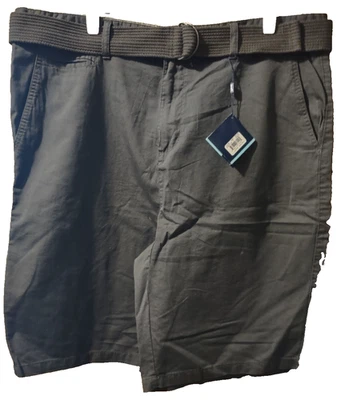 PANTALONES CORTOS DE GOLF NAT NAST PARA HOMBRE TALLA 44 GRIS 5 BOLSILLOS CINTURÓN FRENTE PLANO NUEVOS MSR 42.00 Foto 1 de 4