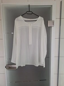 SEM OER LEI Edel Blusen Shirt Gr. 44 luftig beige weiß lässig w.NEU ! - Bild 1 von 4