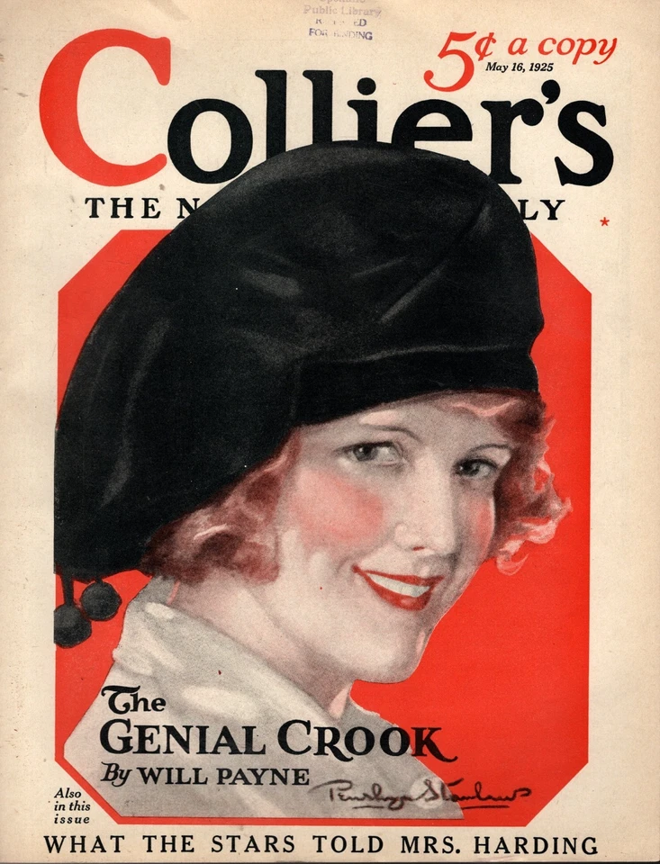 1925 Collier's May 16 - Penrhyn Stanlaws; What Astrology told Mrs. Harding Foto 1 de 1