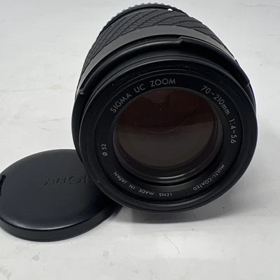 Sigma UC Zoom 70-210mm f/4-5.6  Lens For Canon EF Mount Fair w/Cap - Image 1 of 4