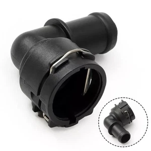 Connector 1K0122291J Black Coolant Hose Connector Easy Installation Long-lasting - Picture 1 of 10