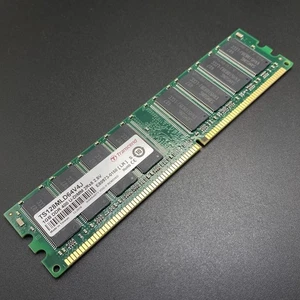 Transcend DDR 1GB Memory DDR 400MHz UDIMM RAM 2Rx8 2.5V TS128MLD64V4J Samsung - Picture 1 of 5