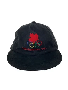 1994 Lillehammer Lillehammer Olympics Cap Blk Men's IFC87 - Picture 1 of 7