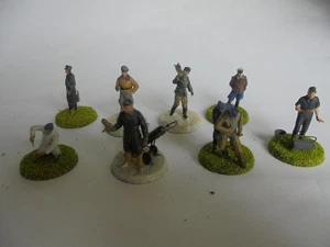 9 x 32mm Luftwaffe figures - painted - German Air Force World War II - Picture 1 of 1