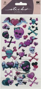 RARO! Sticko GIRLY GIRL CALAVERAS Tema Lámina Plana Pegatinas 74519 ¡Envío Rápido GRATIS! - Imagen 1 de 1