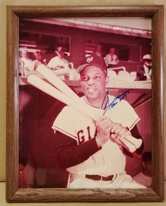 11x14 signiertes Willie Mays Baseball ⚾ Foto, gerahmt - Bild 1 von 16
