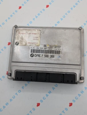 Used 2001 BMW 740IL Bosch DME 7506366 ECU 0261204620 - Image 1 of 4