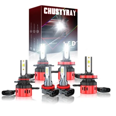 Faros antiniebla de haz alto bajo LED para Lincoln MKX 2007 2008 2009 2010-6x Foto 1 de 4