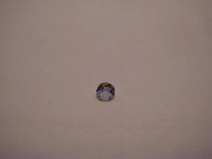 Tanzanite Round Cut Gemstone 2.5 mm 0.10 carats Natural Gem  - Picture 1 of 4