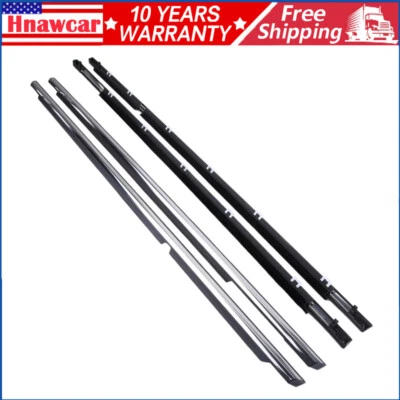 For Toyota Camry 2002-2006 Car Door Moulding Trim Weatherstrip Window Seal 4PCS Foto 1 de 4