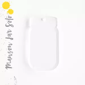Kombination: Acryl Schlüsselanhänger Rohlinge 3" (25 Einmachglas Soto & 25 Anker) 1/8" dick - Bild 1 von 6