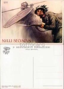 BERSAGLIERI-AUTORE PISANI-2° REGGIMENTO-NULLI SECUNDUS-variante 1-C46-30 - Bild 1 von 1