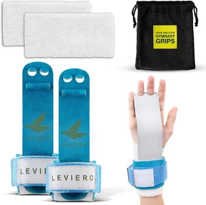 LEVIERO - AQUA - Gymnastics Grips Set, Grips for Gymnastics, Girls, SIZE 000 - Picture 1 of 4