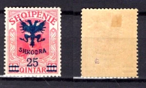 ALBANIA Sc 123 MINT HR SIGNE FVF - Picture 1 of 1