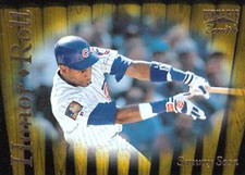 1996 Zenith #148 Sammy Sosa Chicago Cubs